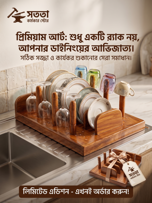 প্রিমিয়াম ডিশ অ্যান্ড গ্লাস হোল্ডার - Image 2